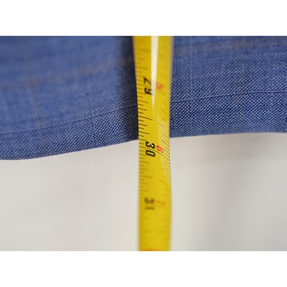 Bonobos Blazer Mens 40R Blue Plaid Wool Slim Fit Two Button Sport Coat Jacket - Picture 5 of 12